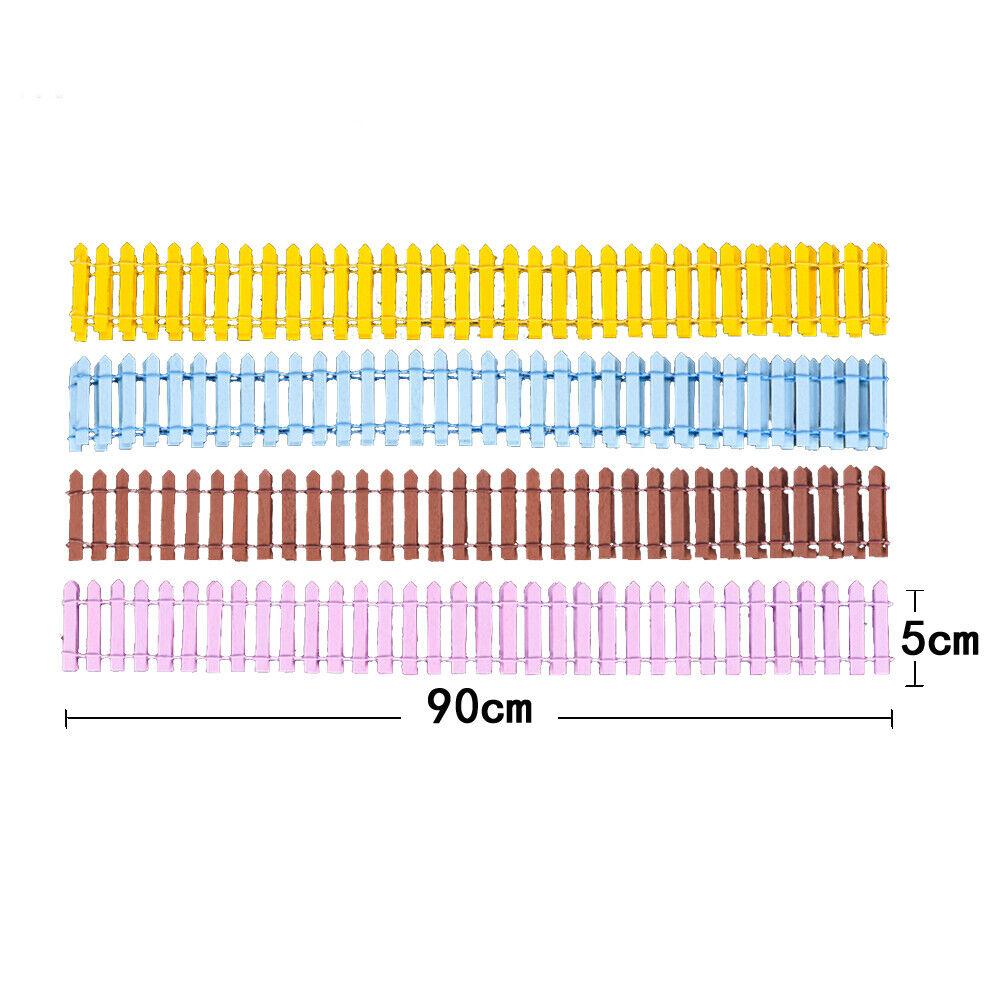 1 Stück Mini Holzzaun Dekorieren Zuhause Oder Möbel Barriere Fee DIY Mini Landschaft Handgefertigte Handarbeiten Miniaturen