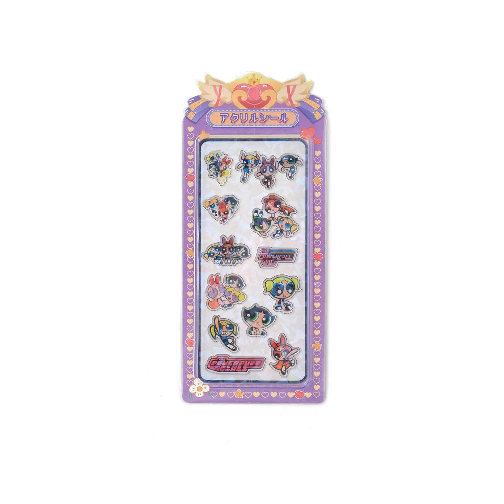 3D Acrylic Cartoon Princess Scene Stickers for Kids - Creative Decorative Stick-On Fun