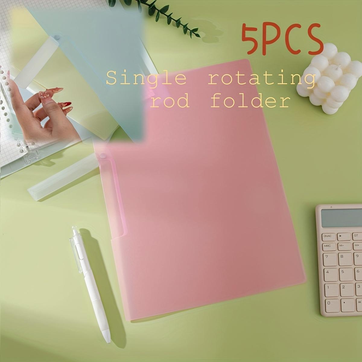 5 шт. Папка с боковым открыванием и вращающимся механизмом формата А4, папка для файлов, водонепроницаемый органайзер для документов, пыленепроницаемое настольное хранилище, держатель для договорных документов