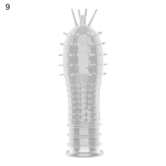 Penis Extension Cover High Toughness Easy Clean Practical Great Male Enlargement Sleeve Sexual Toy for Men