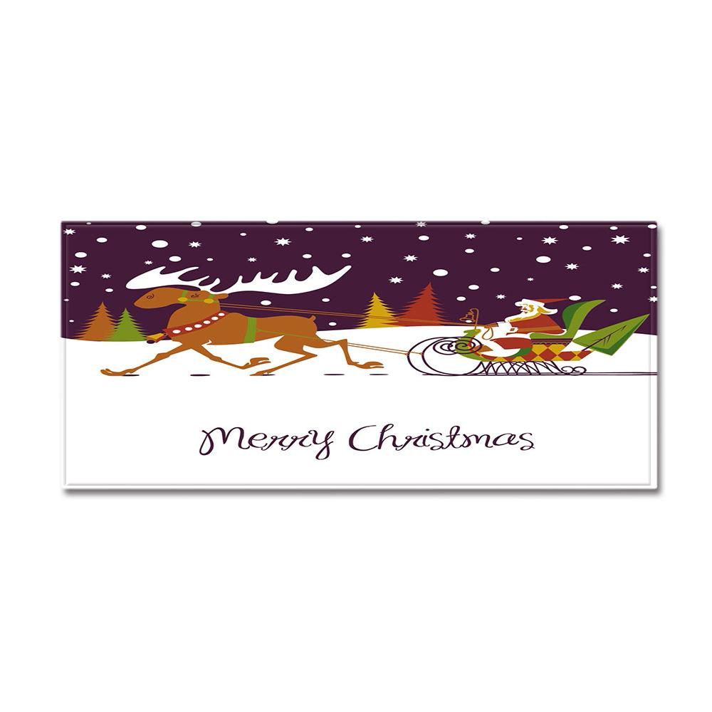 Christmas Kitchen Sand Carpet Doormat Long Floor Mat