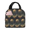 Gothic Blood Moon Pattern Insulated Lunch Bag for Women Kids Portable Food Boxes Thermal Lunch Box Tote
