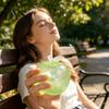 Decompression Toys for Study Maltose Glitter Apple Squeeze Stress Ball, Soft TPR Slow Rising Fidget Safe Kids Toy Anxiety Relief, Cute Fruit