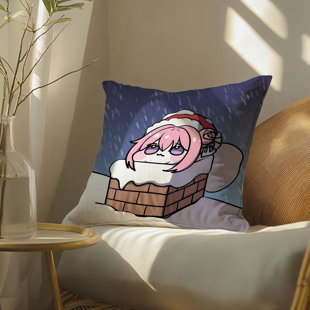 DORO Doll Victory Pink Dog Pillow Case pillowcase doublesided printed sofa cushion bedroom headboard