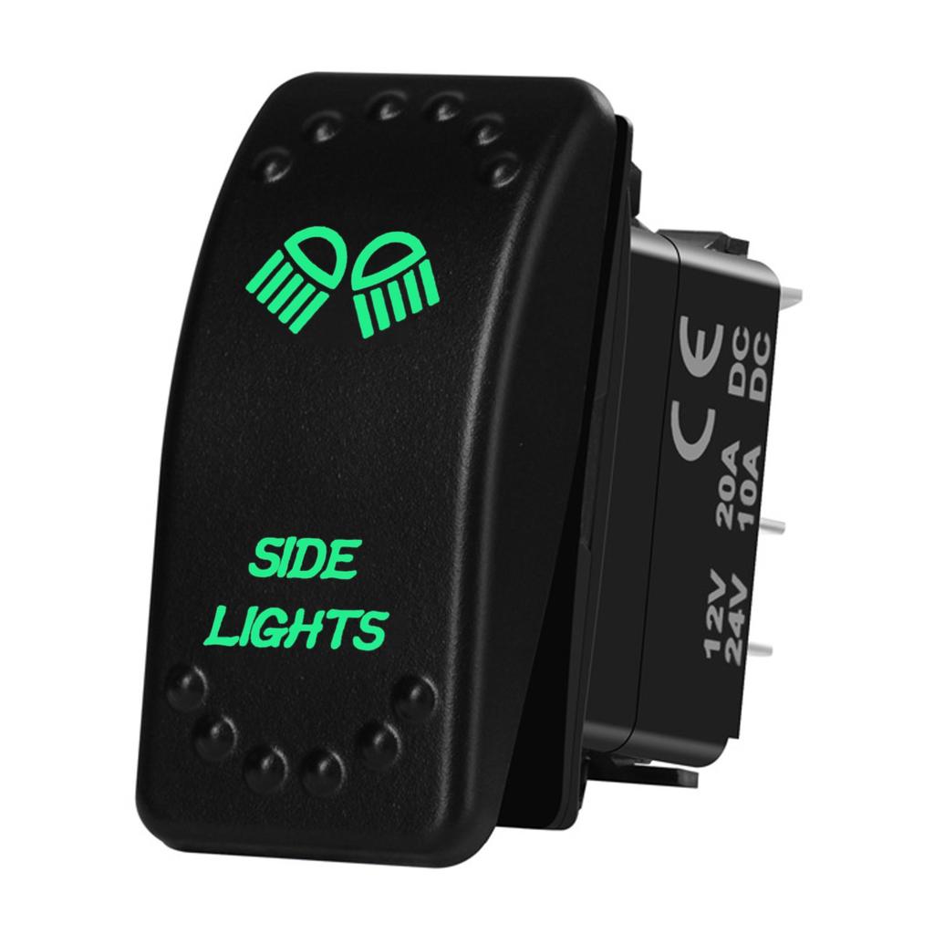 12V 20A Boat Car Rocker Switch ON OFF / ON OFF ON Toggle Switch Green Led Bar Anchor Flood Light for ARB CARLING NARVA 4x4 Truck Switches4