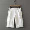 Plus Size Jeans Shorts Pants Women Oversize Loose Casual Cotton Denim Elastic Casual Pants Fashion Hole