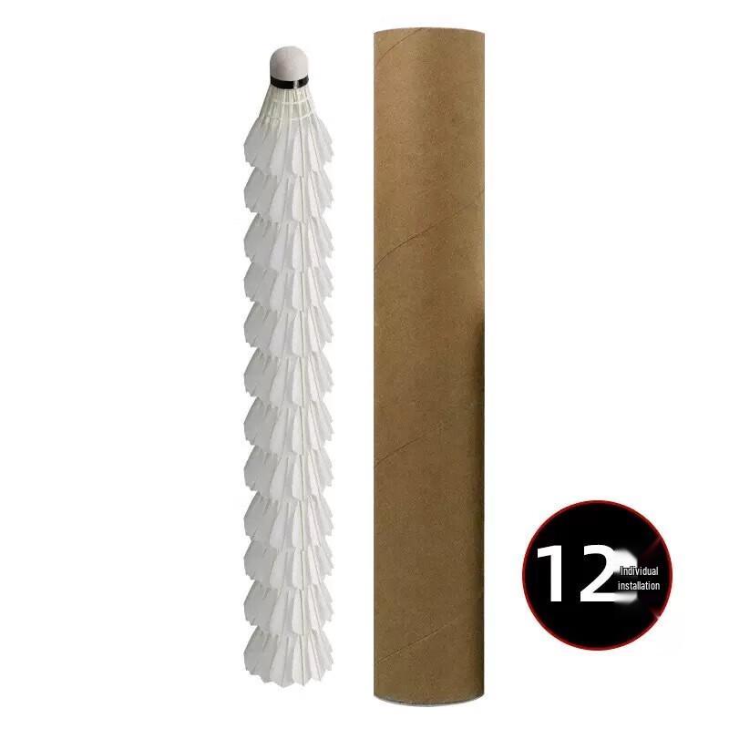 WEZHO Durable Duck Feather Badminton Shuttlecocks