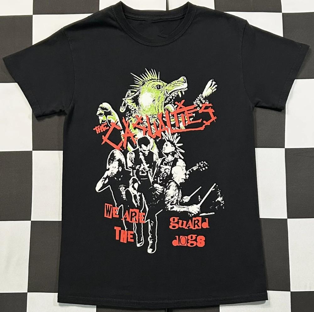 The Casualties Band We Are The Guard Dogs Cotton Black S-5XL T Shirt EN835 Unisex T-Shirt L