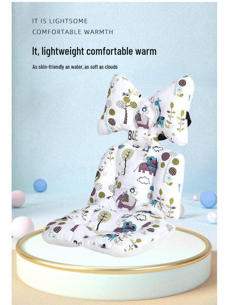 Universal Four Seasons Stroller & Dining Chair Cushion - Cotton Pad with Added Warmth & Thickness for Autumn/Winter