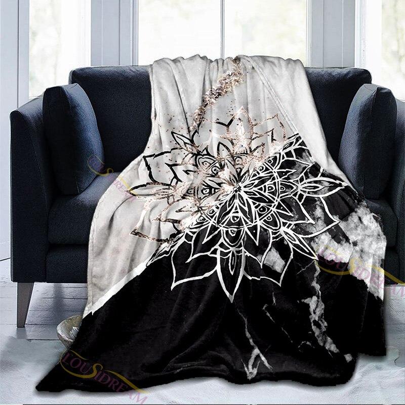 Moderne Tai Bagua Yin Yang Patroon Gooi Deken Bank Bed Stoel Bank Vrije tijd Tapijt Bagua Array Enkel Tapijt Sofa Deken Gooi Dekens