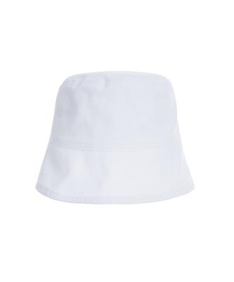 Bajal Label Drop Oversized Bucket Hat White