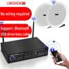 Lingsheng Wireless Bluetooth Amplifier and Ceiling Speaker System CN Plug (adapter Included)