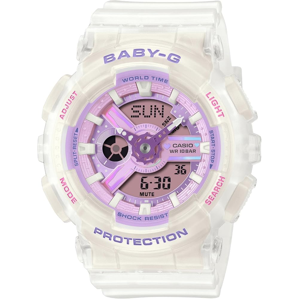 [Casio] Baby-G Watch [Domestic Genuine Product] BA-110PS-7AJF Women s White
