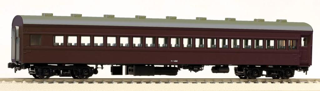Tenshodo HO Gauge Suha 44 Type Grape Color 2 57063 Railway Model Passenger Car No.