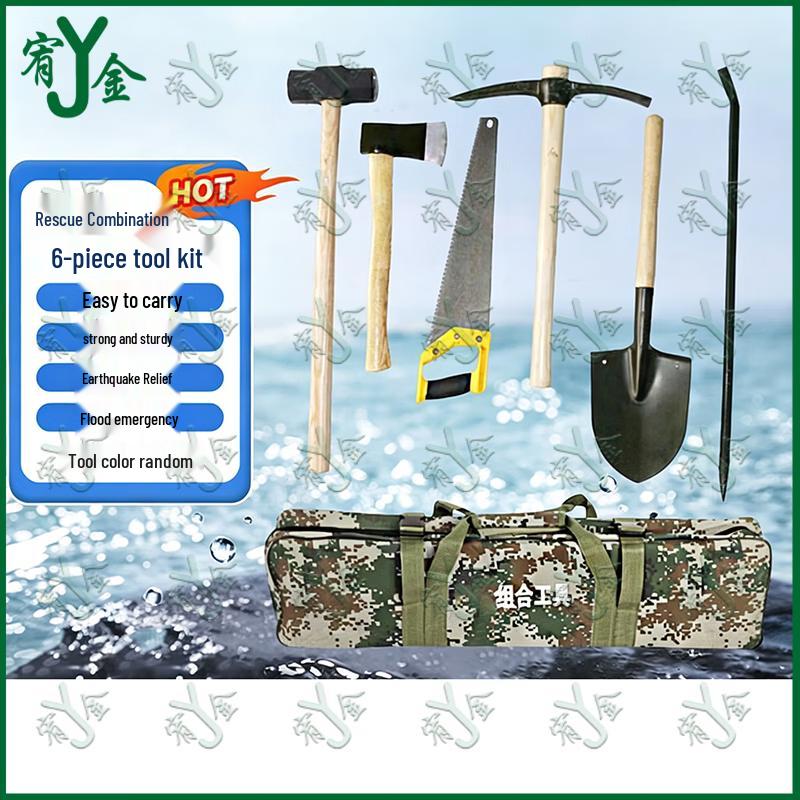6-Piece Emergency Rescue Multi-Tool Kit