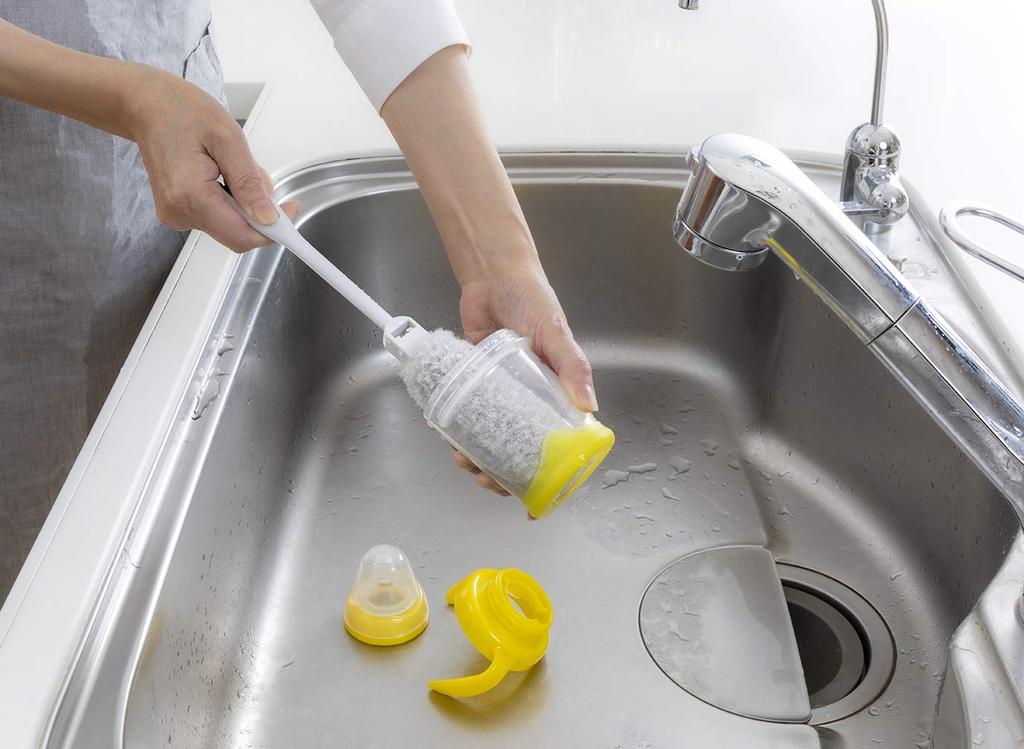 Sanko Bikkuri Baby Tassenreiniger, Grau