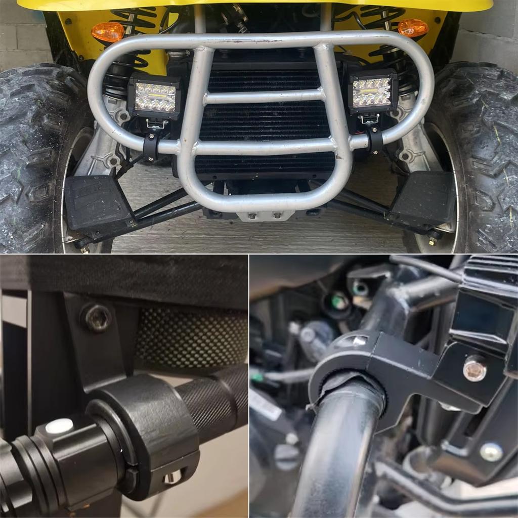 Motorcycle Mounting Bracket Driving Fog Lights Work Auxiliary Lights Universal Clamp for Motorcycle LED Headlight Clamps Bracket