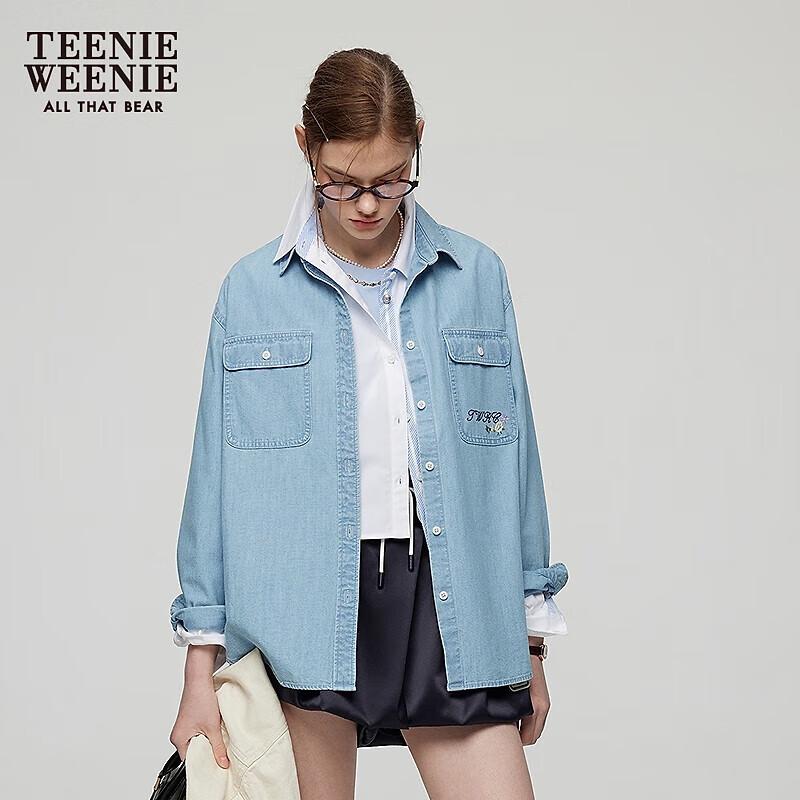 Teenie Weenie Women s Casual Denim Shirt S