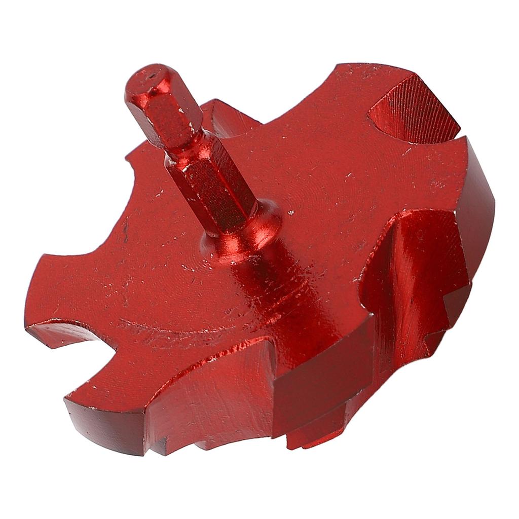 PPR Zvedací stupňovitý vrták 6 drážek 2 palce spirálový vrták pro rozšiřování vodovodních trubek s 1/4" šestihranem