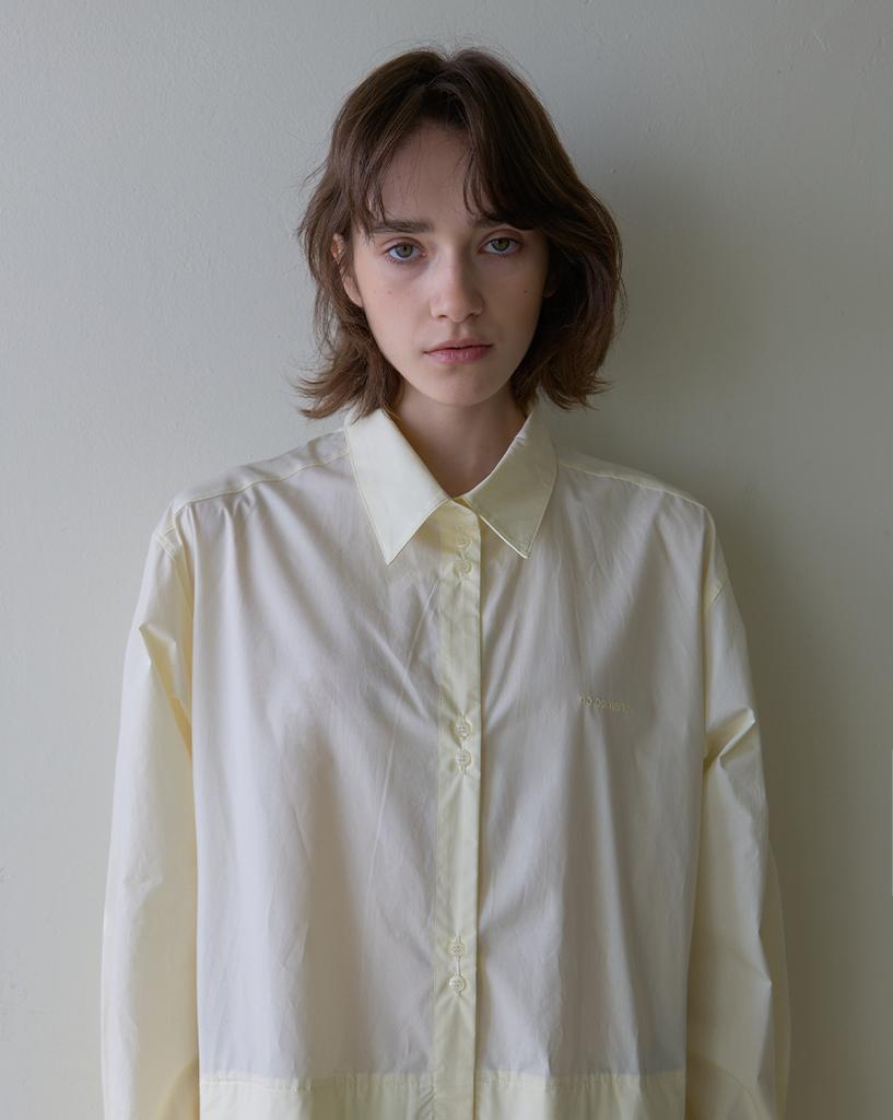 Nokeontencheu 177. Plain Shirt Dress _ Butter