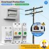Tuya WiFi Intelligent Automatic Reclosing Protector Multifunctional Current Voltage Monitoring Power Meter Protections
