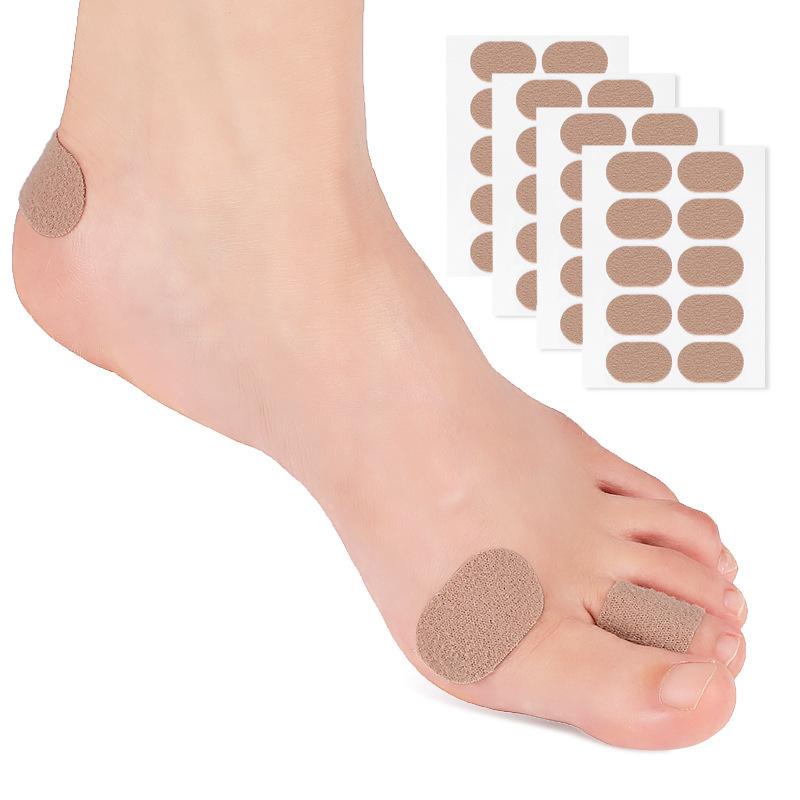 Fersenpflaster-Set High Heels Weich Verschleißschutz Anpassung und Anti-Rutsch Halbe Größe Samtstoff Multifunktional Zufälliges Pflaster