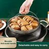 22.5/25.5Cm Stainless Steel Food Steamer Basket Pressure Cooker Steamer Basket With Handle Steaming Grid Drainer Cooking Utensil