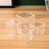 Plastic Box Durable Multi Size Storage Box With Cover Flip Cover Plastic Box Transparent Acrylic Dust Cover Party Decor