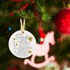 to My Granddaughter Gifts from Grandma - Ceramic Ornament - Granddaughter from Grandma, Birthday, Mother's Day, Graduation Gift