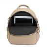 Solid Color Women's Multi-Function Backpack Large Capacity Commuter Travel Backpack