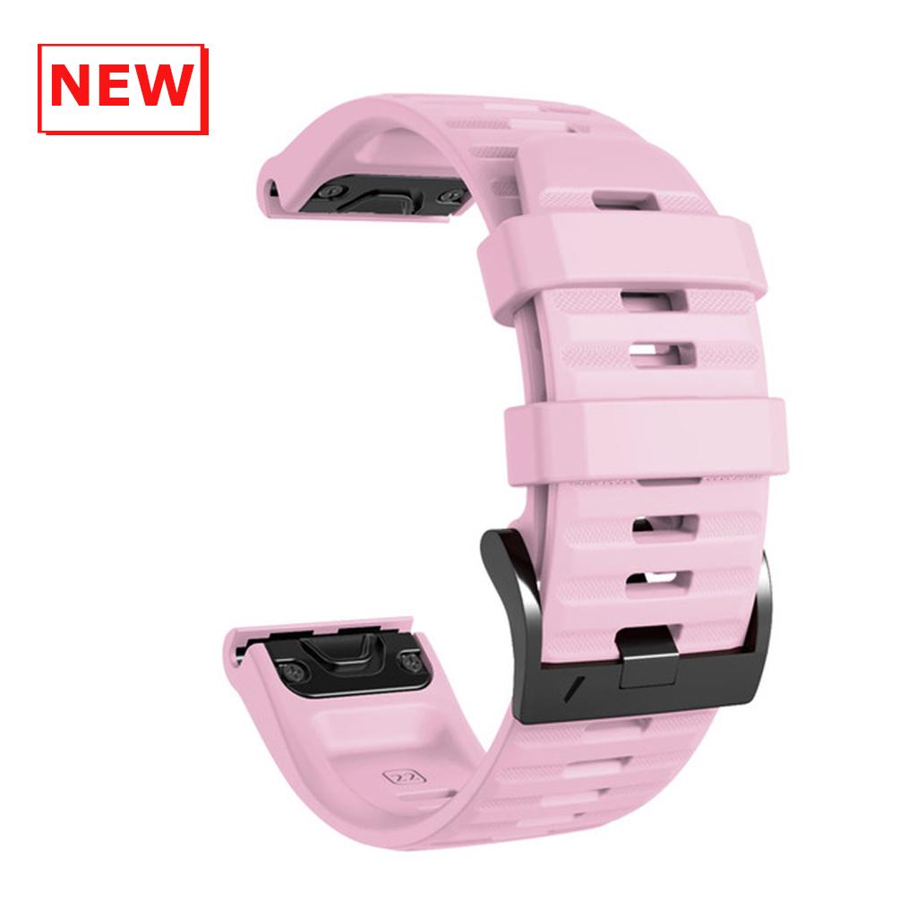 Cinturino in Silicone da 22 mm 26 mm per Garmin Instinct 3 2X Solar Band Fenix E 8 7 7X 6X 6 Pro/Quatix 7 6 5 3/Enduro 3 2 Braccialetto QuickFit