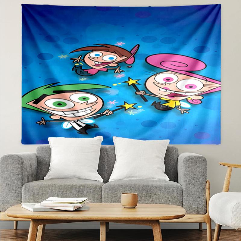 Magical Friendship timmy Adventure Tapestry Hanging for Bedroom,Livingroom, Playroom,Decor Art Room Wall Tapestry Holiday and Birthday Gifts
