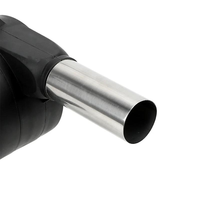 Portable BBQ Air Blower Fire Starter Hand Cranked Barbecue Fan for Outdoor Grill Camping Picnic Fire Bellows Tools