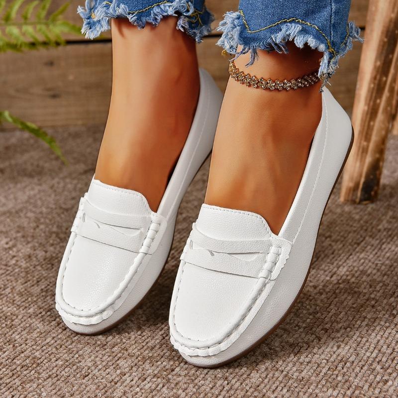 Fashion New Style Flats Shallow Loafers Women Walking Casual Shoes Designer Summer Comfort Soft Sole Shoes Brand Office Zapatos De Mujer