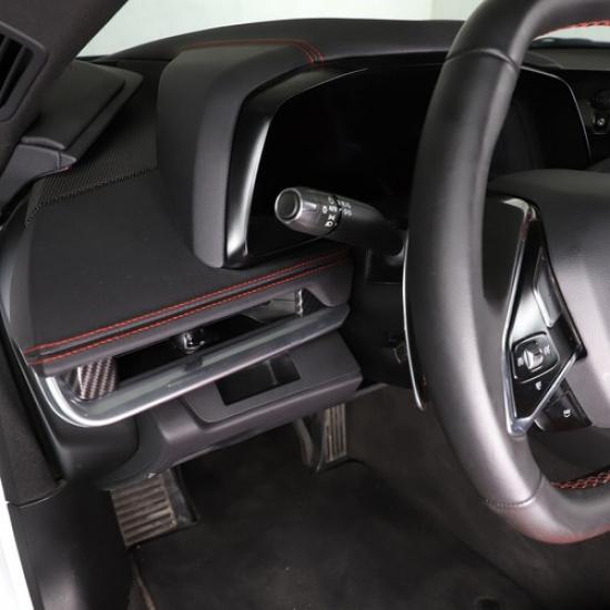 ABS Carbon Air Vent Outlet Side Trim Patch Cover For Corvette C8 Z06 Z51 -24