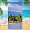 Coconut Palm Trees Beach Towel Microfiber Tropical Beach Beach Towels for Travel Quick Dry Super Absorbent Sand Proof Bath Towel