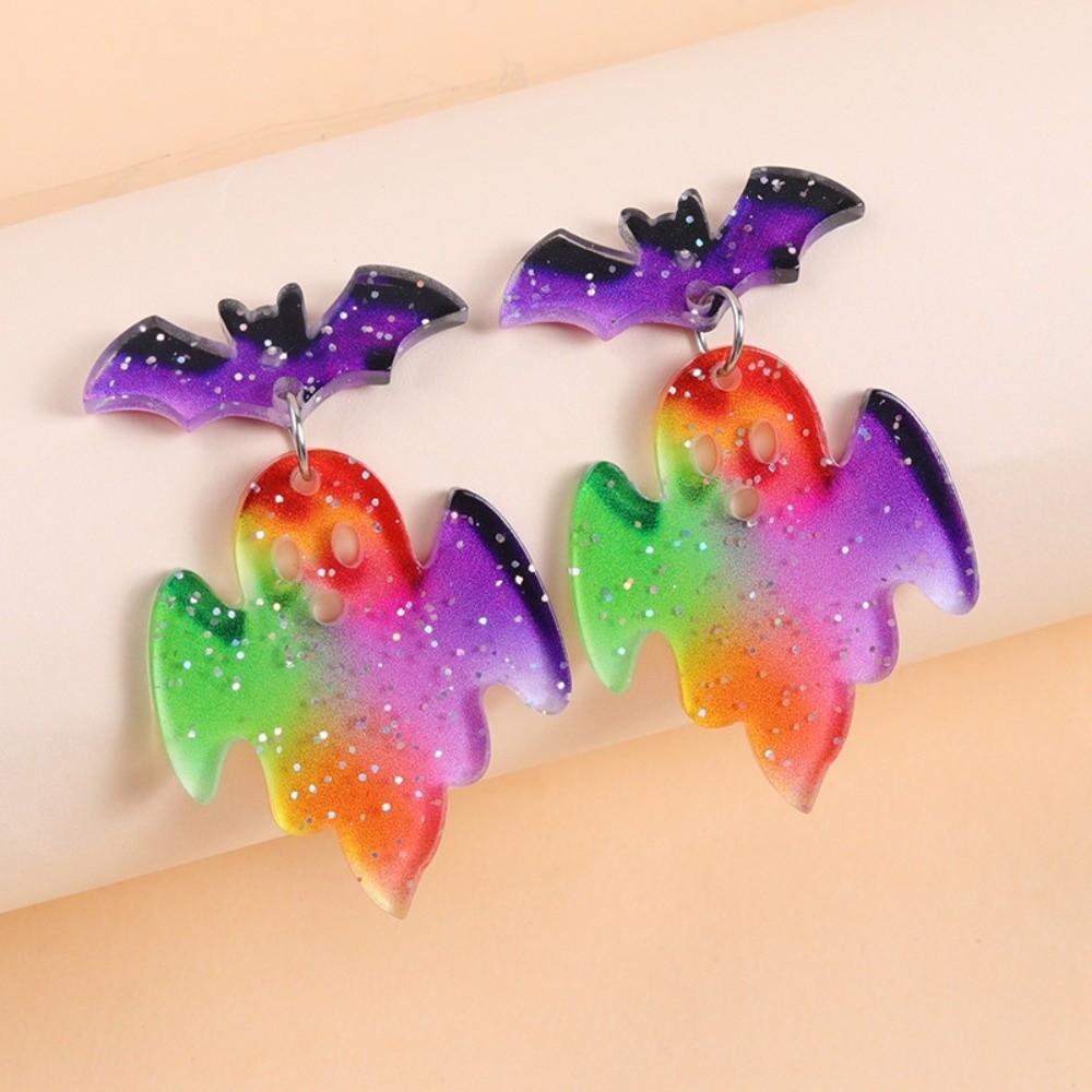 Heart Cute Ghost Ear Studs Spider Pumpkin Dangle Earrings Creative Halloween Earrings  Party