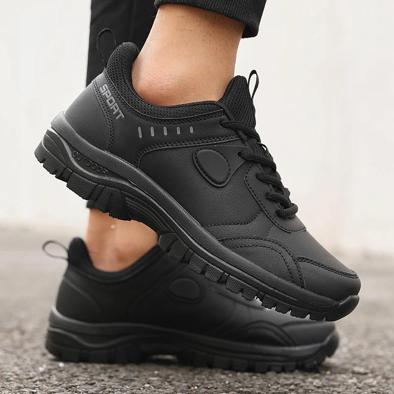 Men's Outdoor Camping Walking Shoe Classic Waterproof Wear-resistant Work Shoes New Style Anti Slip Breathable Lace Up Sneakers