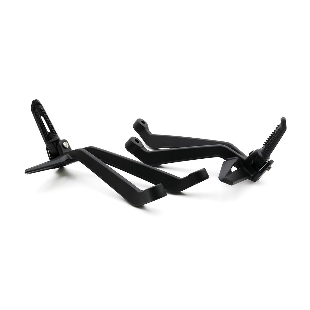 Motorcycle Rear Passenger Footpegs Kit For Street Triple 765RS 765R 765 RS 765 R Moto2 2020-2025 Foot Rest Bracket Full Set 2024