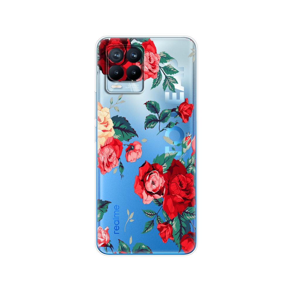 For Realme 8 Case 6.4" Soft Silicon TPU Back For Realme 8 Pro OPPO Realme8 4G RMX3085 Phone Cover Coque Capa Funda Bumper Bag