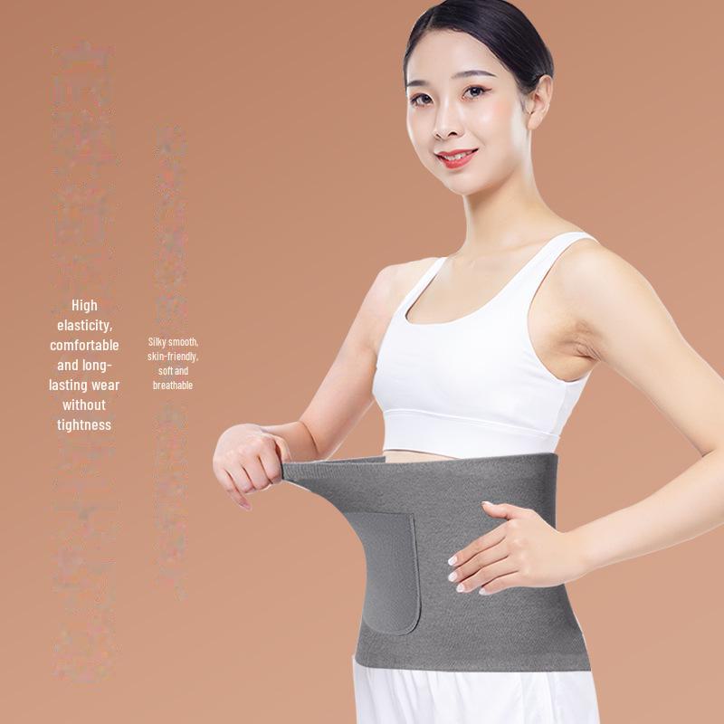 Dvoukapsový bederní pás s mrazuvzdornými a hřejivými prvky, navržený tak, aby chránil a udržoval vaše břicho a pas v teple během porodu.