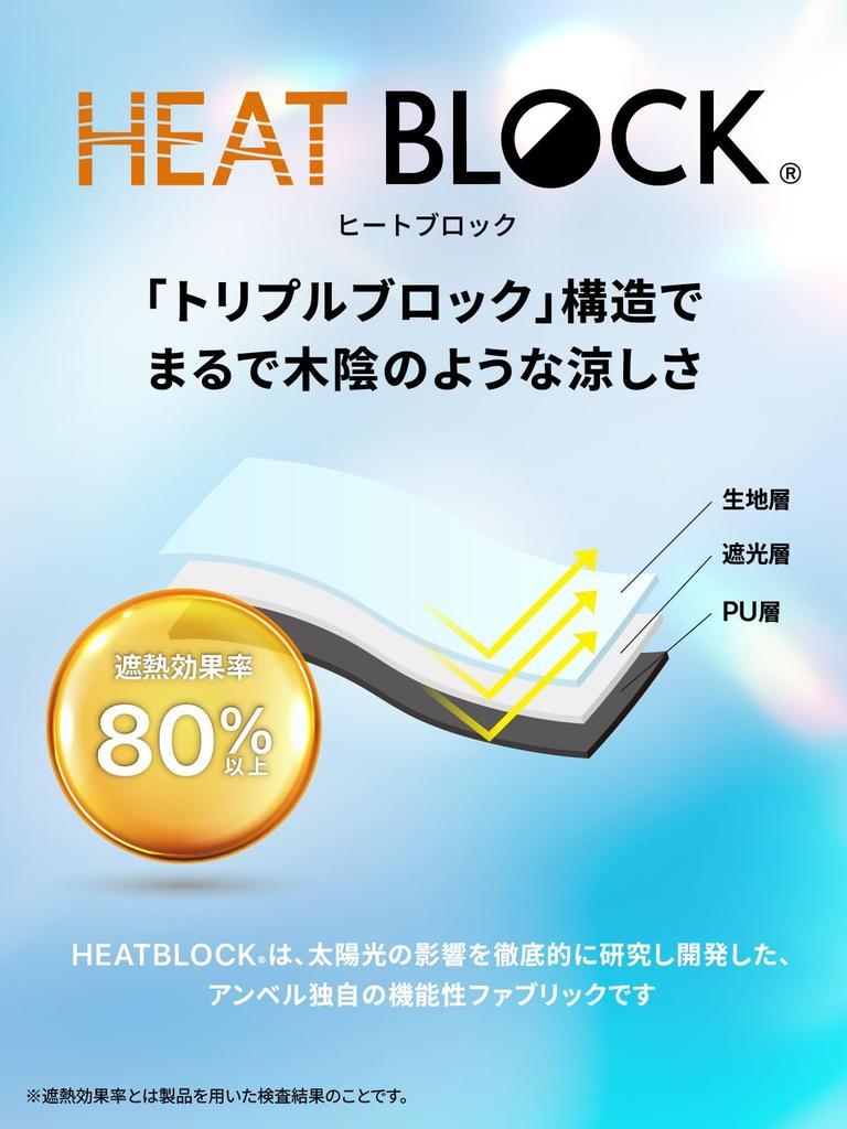 AMVEL Folding Umbrella VERYKAL HEATBLOCK Quick Shape Easy To Automatic Suitable for Sunny and Rainy Sun UV Heat 98cm Diameter 6 Lightweight Unisex