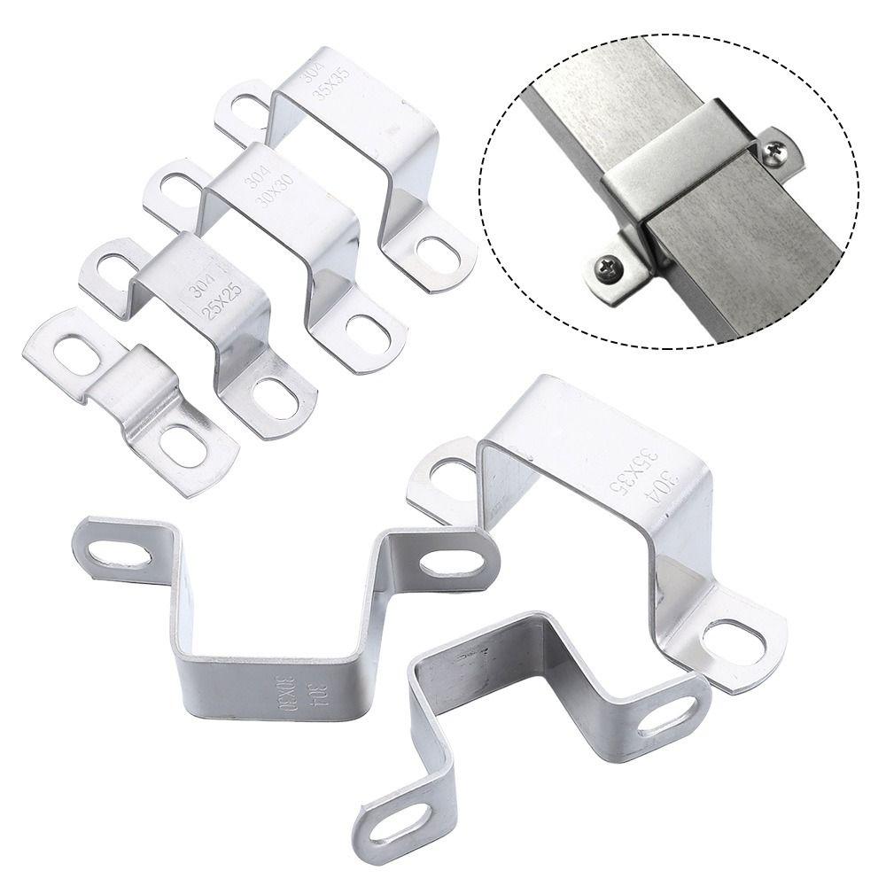 M-shaped U-shaped Square Rectangle Ohm Tube Card Saddle Clip Throat Hoop Horseback Hose Clamp  Tube