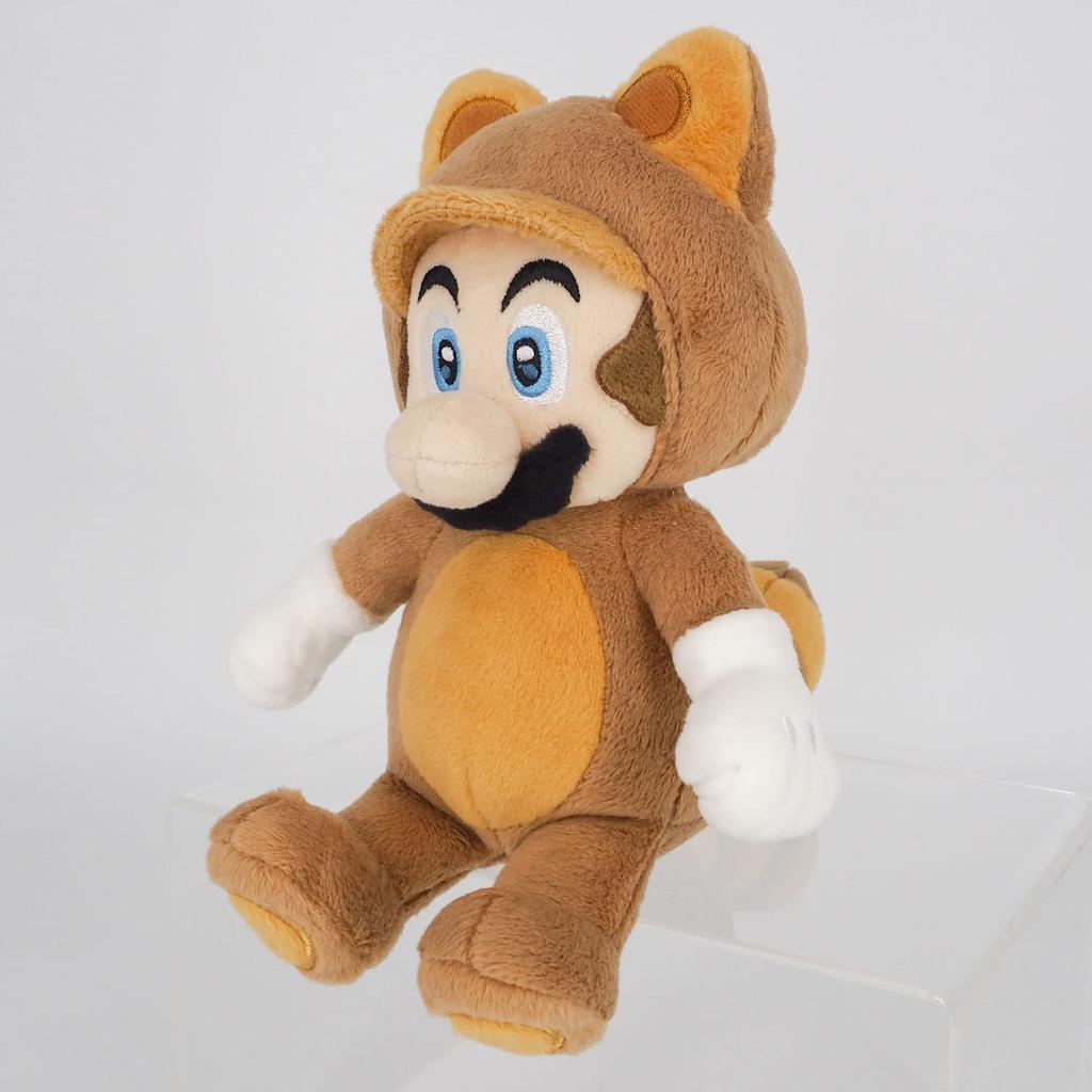 Sanei Boeki Super Mario 3D Land Tanuki Mario (S) 11×11×22cm Stuffed Toy