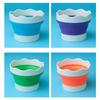 Silicone Folding Bucket For Manicure Washing Painting Brush Bucket Watercolor Drawing Bucket Tools Portable Pen Washing Cup