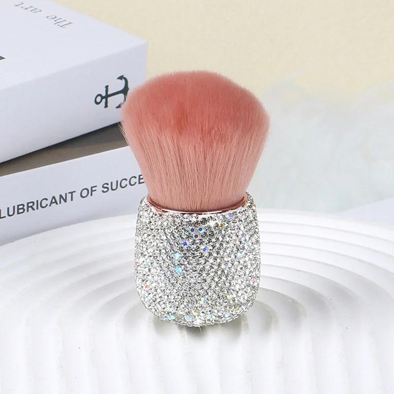 Diamond Handle Makeup Brushes Large Size Loose Powder Brush Blush Brush Mushroom Head Foundation Blush Soft Hair Make Up Brushes