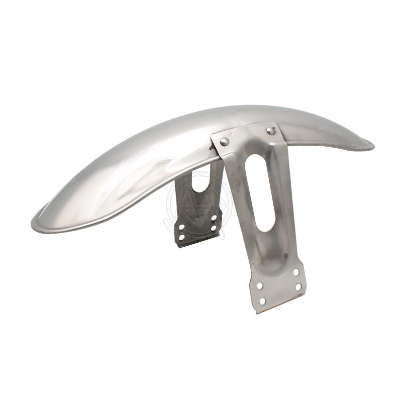 Chrome Metal Motorcycle Front Fender Mud Guard Cover Protector for CG125 250 Cafe Retro Modification