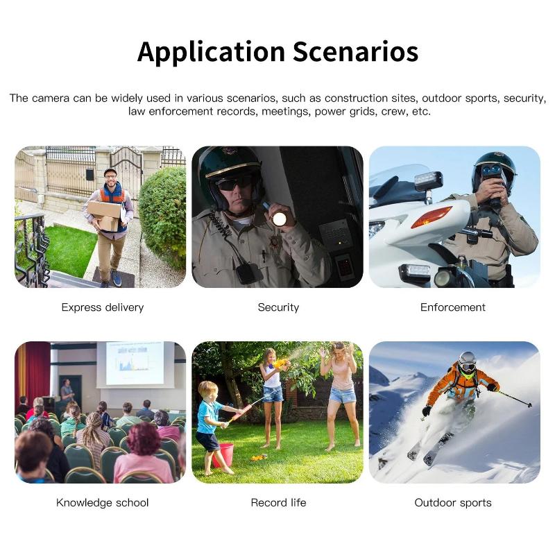 WiFi Hotspot Camera, Portable Digital Video Recorder, High-Definition Night Vision Law Enforcement Recorder