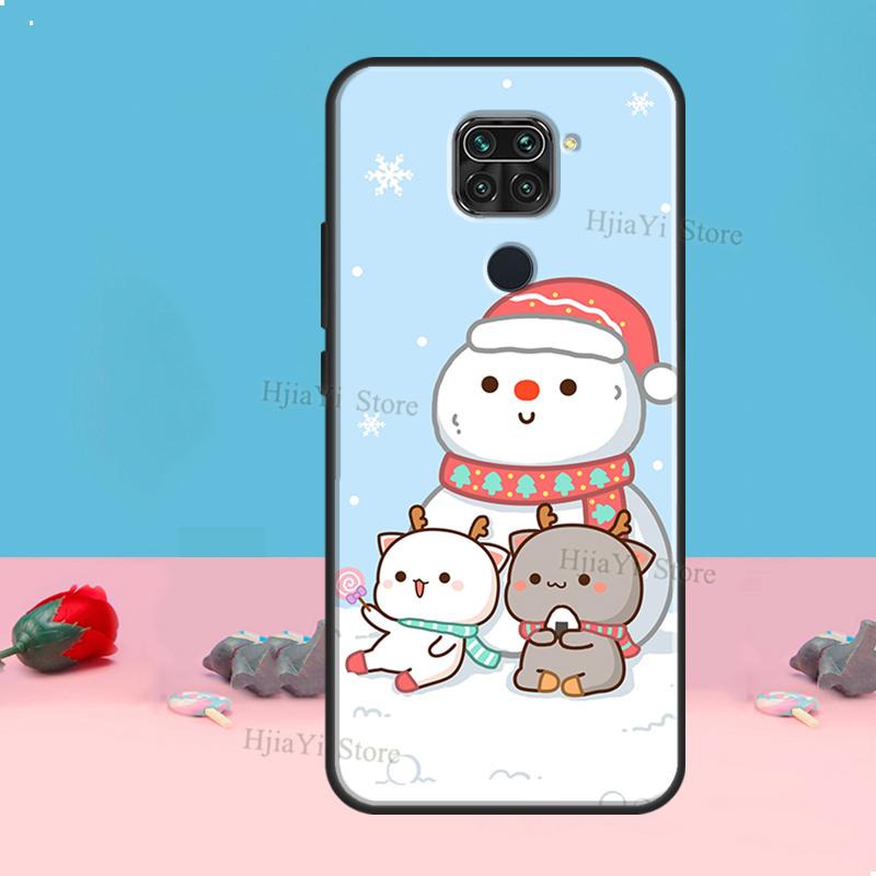 

Peach And Goma Cat Case For Redmi Note 8 9 10 11 12 Pro Plus 10S 11S 12S Cover For Redmi 9C 10A 10C 12C Coque Redmi Note 11S