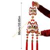 2pcs Chinese New Year Celebratory Hanging Ornament Velvety Cotton for Festival Homes Decoration Simple Installation 55KF